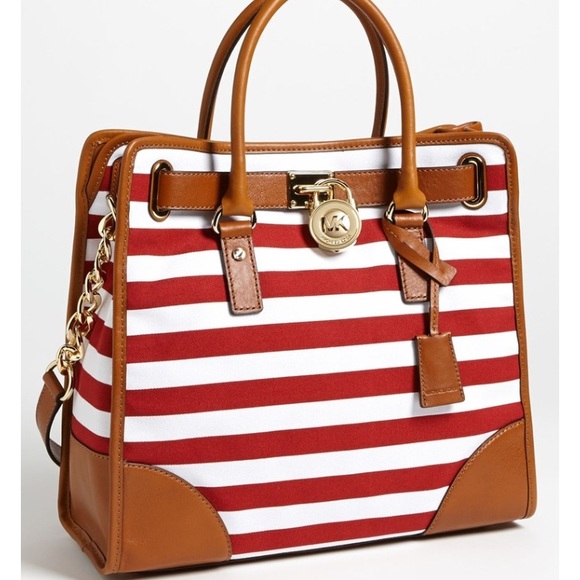 Michael Kors Handbags - Michael Kors Large Hamilton Canvas Tote
